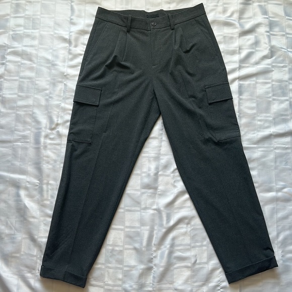 Mango MNG Man Tailored 7/8 Length Cargo Pants - Picture 15 of 15